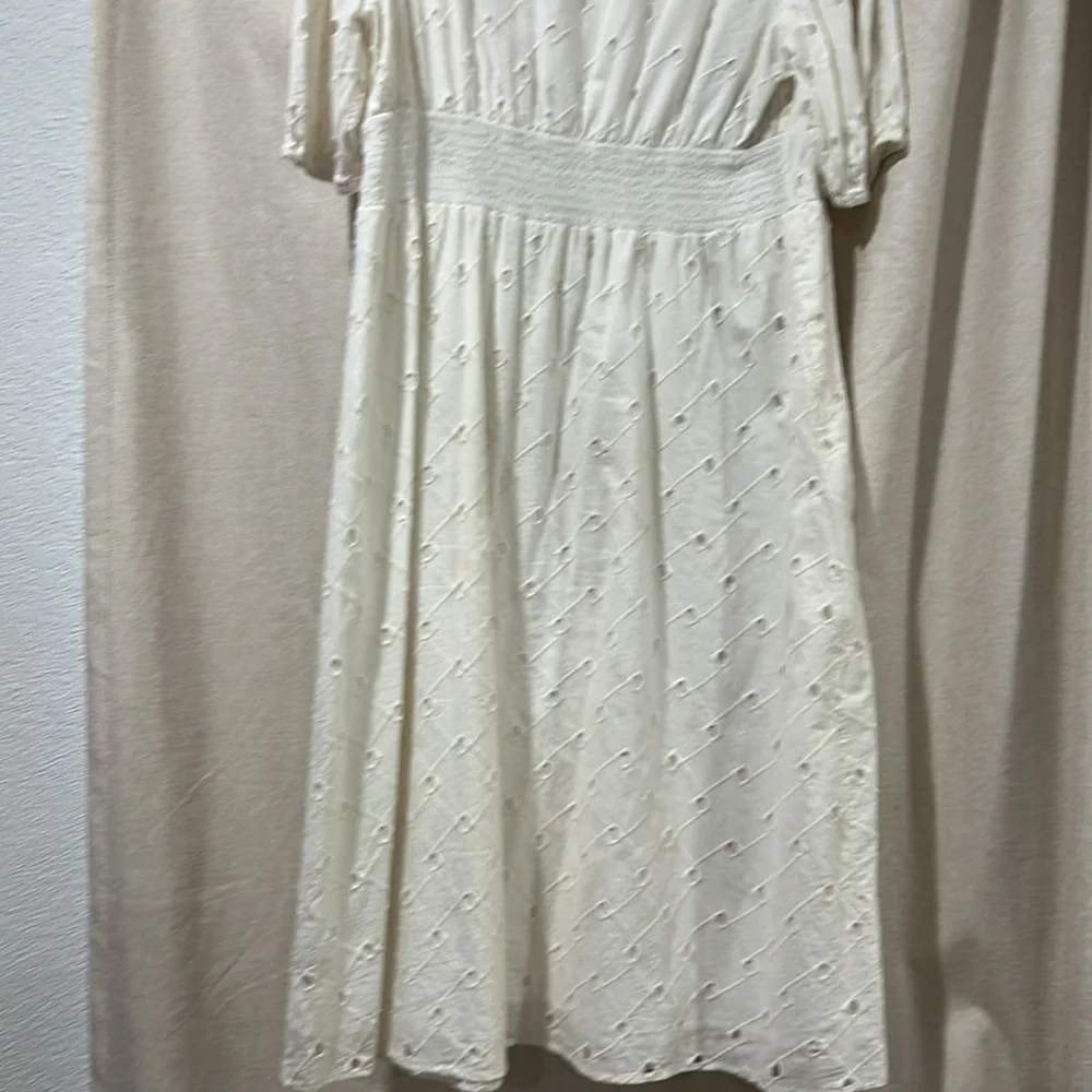 A New Day White Eyelet Midi Dress - Picture 6 of 6
